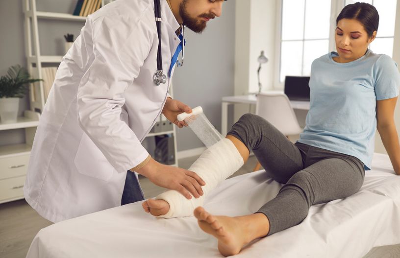 Csonttörés ellátása