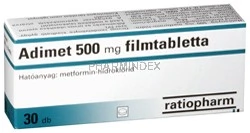 ADIMET 500 mg filmtabletta