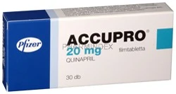 ACCUPRO 20 mg filmtabletta