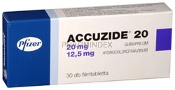 ACCUZIDE 20 mg/12,5 mg filmtabletta