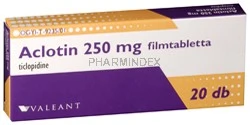 ACLOTIN 250 mg filmtabletta