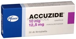 ACCUZIDE 10 mg/12,5 mg filmtabletta