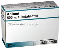 ADIMET 500 mg filmtabletta