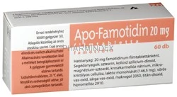 APO-FAMOTIDIN 20 mg filmtabletta