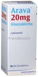 ARAVA 20 mg filmtabletta