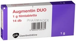 AUGMENTIN DUO 875 mg/125 mg filmtabletta
