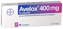 AVELOX 400 mg filmtabletta