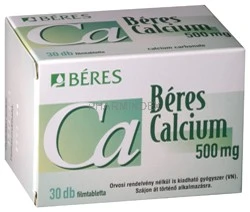 BÉRES CALCIUM 500 mg filmtabletta