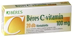 BÉRES C-VITAMIN 100 mg filmtabletta
