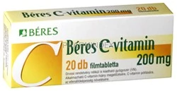 BÉRES C-vitamin 200 mg filmtabletta
