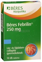 BÉRES FEBRILIN 250 mg tabletta