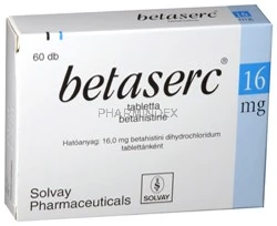 BETASERC 16 mg tabletta