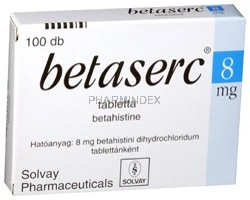 BETASERC 8 mg tabletta