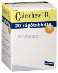 CALCICHEW-D3 500 mg/200 NE rágótabletta