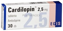 CARDILOPIN 2,5 mg tabletta
