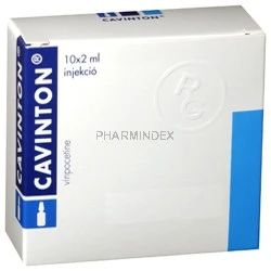CAVINTON 10 mg/2 ml oldatos injekció