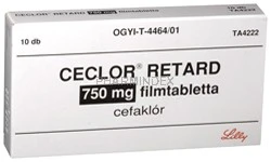 CECLOR 750 mg retard tabletta