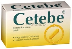 CETEBE 500 mg retard kemény kapszula
