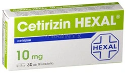 CETIRIZIN HEXAL 10 mg filmtabletta