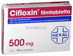 CIFLOXIN 500 mg filmtabletta