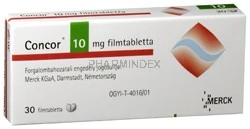 CONCOR 10 mg filmtabletta