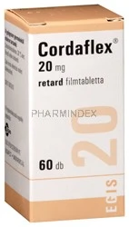 Cordaflex magas vérnyomás esetén, CORDAFLEX 20 mg retard filmtabletta