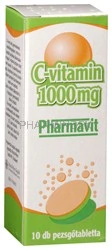 C-VITAMIN PHARMAVIT 1000 mg pezsgőtabletta