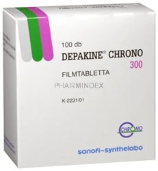 DEPAKINE CHRONO 300 mg retard filmtabletta