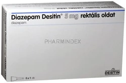 DIAZEPAM DESITIN 5 mg végbéloldat