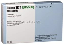DIOVAN HCT 160/25 mg filmtabletta