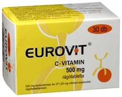 EUROVIT C-vitamin 500 mg rágótabletta