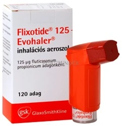 FLIXOTIDE EVOHALER 125 µg/adag túlnyomásos inhalációs szuszpenzió