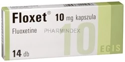FLOXET 10 mg kemény kapszula
