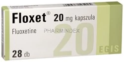 FLOXET 20 mg kemény kapszula