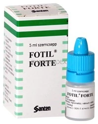 FOTIL FORTE 5 mg/ml + 40 mg/ml oldatos szemcsepp