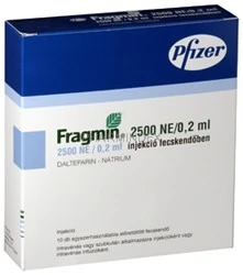 FRAGMIN 2500 NE/0,2 ml oldatos injekció előretöltött fecskendőben