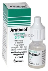 ARUTIMOL 5 mg/ml oldatos szemcsepp