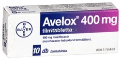 AVELOX 400 mg filmtabletta