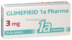 GLIMEPIRID 1 A PHARMA 3 mg tabletta