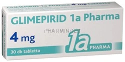 GLIMEPIRID 1 A PHARMA 4 mg tabletta