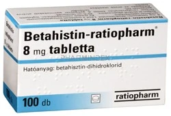 Betahistin-Ratiopharm 16 mg tabletta