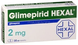 GLIMEPIRID HEXAL 2 mg tabletta