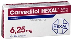 CARVEDILOL HEXAL 6,25 mg tabletta