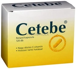 CETEBE 500 mg retard kemény kapszula