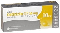 CETIRIZIN-EP 10 mg filmtabletta