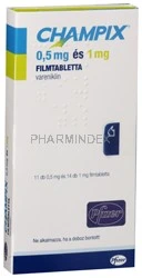CHAMPIX 0,5 mg filmtabletta, CHAMPIX 1 mg filmtabletta
