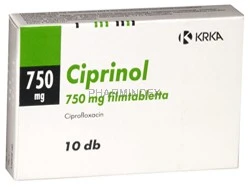 CIPRINOL 750 mg filmtabletta