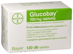 GLUCOBAY 100 mg tabletta