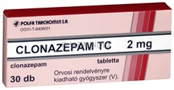 CLONAZEPAM TARCHOMIN 2 mg tabletta