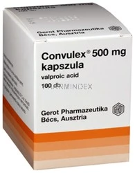CONVULEX 500 mg gyomornedv-ellenálló lágy kapszula